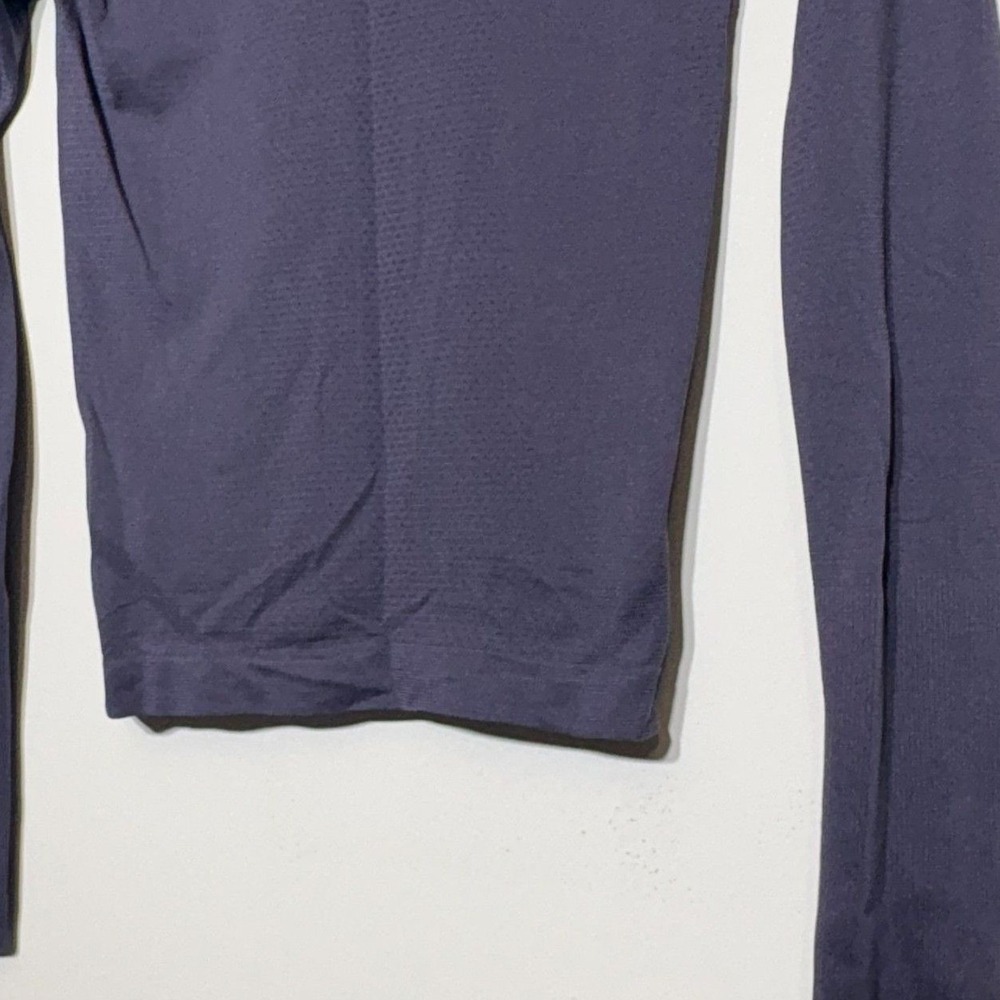 Lululemon Swiftly Tech Long Sleeve Women 2 Purple Good Thumbholes Seamless - Picture 6 of 9